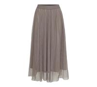 ONLY Gonna Lunga Donna Elegante Vita Elastica e Design Pieghevole alla Moda e Comodo, Colore:Bruno, Taglia:XS