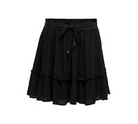 ONLY Onlibiza Life-Maglietta Corta Wvn Noos Gonna, Nero, S Donna
