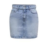 ONLY Gonna Jeans Donna con Bottone e Passanti per Cintura, Design Classico, Colore:Azzurro, Taglia:M