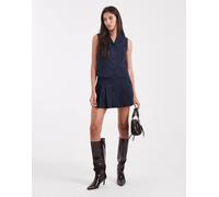 ONLY - Gonna pantalone corta sartoriale blu navy in coordinato 34
