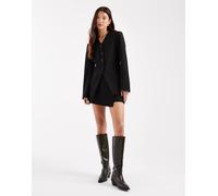 ONLY - Gonna pantalone sartoriale nera in coordinato-Nero 34