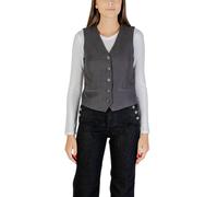 Only Gray Polyester Waistcoat - IT36|XXS