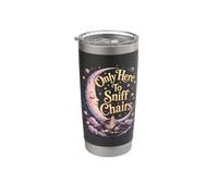 Only Here To Sniff Chairs Celestial Moon Cat Bicchiere termico in acciaio inox doppia parete