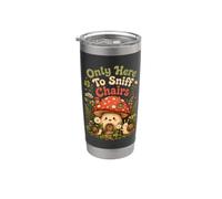 Only Here To Sniff Chairs Cottagecore Mushroom Bicchiere termico in acciaio inox doppia parete