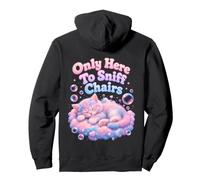 Only Here To Sniff Chairs Dreamy Cloud Kitten Felpa con Cappuccio