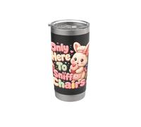 Only Here To Sniff Chairs Kawaii Bunny Baker Bicchiere termico in acciaio inox doppia parete