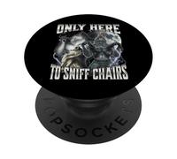Only Here To Sniff Chairs PopSockets PopGrip Adesivo