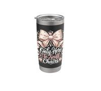 Only Here To Sniff Sedie Coquette Fiocco Floreale Bicchiere termico in acciaio inox doppia parete