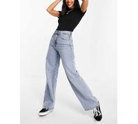 Only - Hope - Jeans a fondo ampio e vita alta lavaggio blu chiaro W29 L30