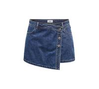 Only Onllesly Reg Lb DNM Bj Noos Mini Denim Wrap Skort, Blu Jeans Scuro, M