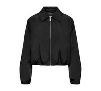 ONLY, ,Jackets ,Donna ,Nero ,M Blazer Classico con Scollo Rotondo e Chiusura a Zip