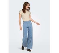 ONLY - Jeans a fondo ampio blu chiaro W26 L34