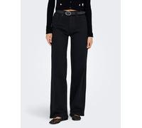 ONLY - Jeans a fondo ampio neri-Nero W25 L32