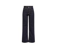 ONLY - Madison - Jeans a vita alta color blu scuro a fondo ampio 40