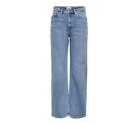 Only Jeans Onljuicy Rea365 Noos – jeans donna a vita alta gamba larga blu denim