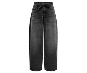 ONLY - Jeans dritti in denim a pois - - Jeans - Donna - Nero - W26 L32