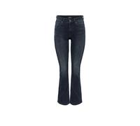ONLY ONLBLUSH Life Mid Flared REA409 Jeans, Blue Black Denim, L/32 da Donna