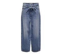 ONLY - Gianna - Jeans a cilindro blu medio a vita medio alta W33 L32