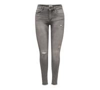 ONLY - Jeans Skinny Vita Media Blush - - Jeans - Donna - Grigio - XS