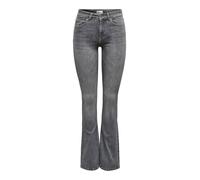Jeans mid-flare da donna Only Onlblush tai0918 Gris Sx30