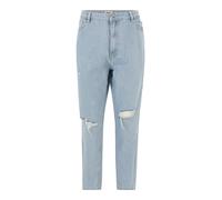 ONLY Onljagger Life High Mom Ankle DNM Noos Jeans, Mix Blu Chiaro, 28W / 34L Donna