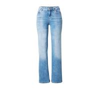 ONLY Jeans Donna Straight Fit Vita Media Tasche Funzionale Cerniera, Colore:Blu-3, Taglia:XL / 30L, Lunghezza della Gamba:L30