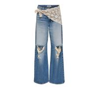 ONLY Jeans 'ONLCarrie' écru / blu denim Donna - Abbigliamento - Jeans - Wide leg ONLY 28