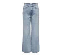 ONLY Onlhope Ex HW Wide DNM Guabox Jeans, Mix Blu Chiaro, 27W x 32L Donna