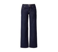 ONLY - Juicy - Jeans a fondo ampio e vita bassa in denim lavaggio risciacquato-Blu W26 L32