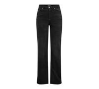 ONLY - Juicy - Jeans a vita alta e fondo ampio nero slavato M L34