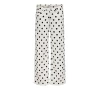 ONLY - Jeans a fondo ampio bianchi a pois-Bianco W31 L34