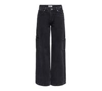 Only Black Cotton Relaxed Fit Jeans - W27 | L32