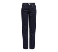 Only Jeans Onllumi Mom Straight Dark Blue da Donna M Blu