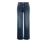 ONLY Onlmadison Icon HW Wide DNM Cro300 Noos, Blue Black Denim, (M) W x 32L