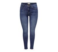 ONLY Onlpower Mid SK Pushup DNM Tai012 Noos, Blu Jeans Scuro, (L) W x 32L Donna