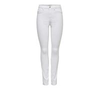 ONLY Royal HW Sk Jeans Noos Skinny Donna, Bianco (White/White), 36W/L34