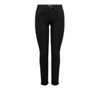 Only Jeans Onlsui Mid Slim Black da Donna M Nero