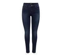ONLY Onlwauw Mid SK DNM Bj581 Noos, Jeans Donna, Dark Blue Denim, XL / 32L