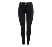 ONLY ONLWAUW Mid SK BJ1097 Noos, Jeans da Donna, Washed Black, L/34