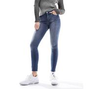 Only - Jeans skinny alla caviglia grigio blu L L30