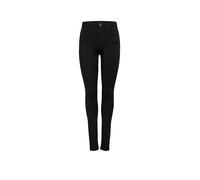 Only Jeans ONLFOREVER Aderente Vita Alta Elasticizzato Denim 5-Pocket Nero M/32L