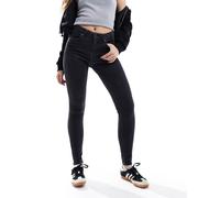 ONLY - Jeans skinny push-up grigio scuro L L30