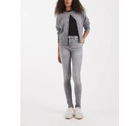 ONLY - Jeans skinny push up lavaggio grigio L L32