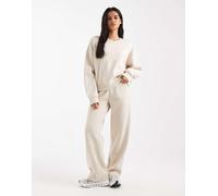 ONLY - Joggers dritti in jersey color pietra in coordinato-Neutro 36