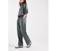 ONLY - Joggers dritti in jersey verde in coordinato 36