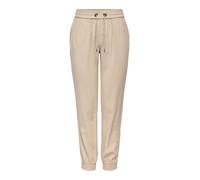 Only Kelda-emery Pull-up Pants Beige - Taglia 38 Abbigliamento Donna Pantaloni
