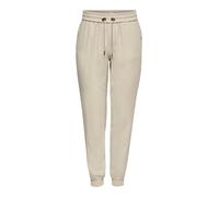 Only Kelda-emery Pull-up Pants Beige - Taglia 42 Abbigliamento Donna Pantaloni