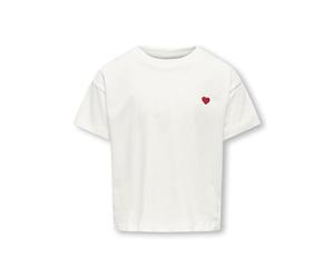 ONLY Kids Kogmaiken Life Cropheart SS Top Jrs Noos
