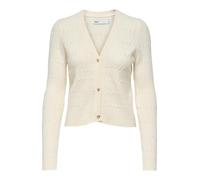 Cardigan donna con scollo a V Only Onlkatia Blanc XS