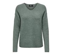Only Onlcamilla V-neck L/S Maglione Knt Noos Maglione, Donna, Laurel Wreath/Detail:melange, L